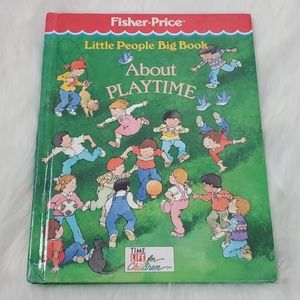 Vintage Fisher Price Little People Big Book About